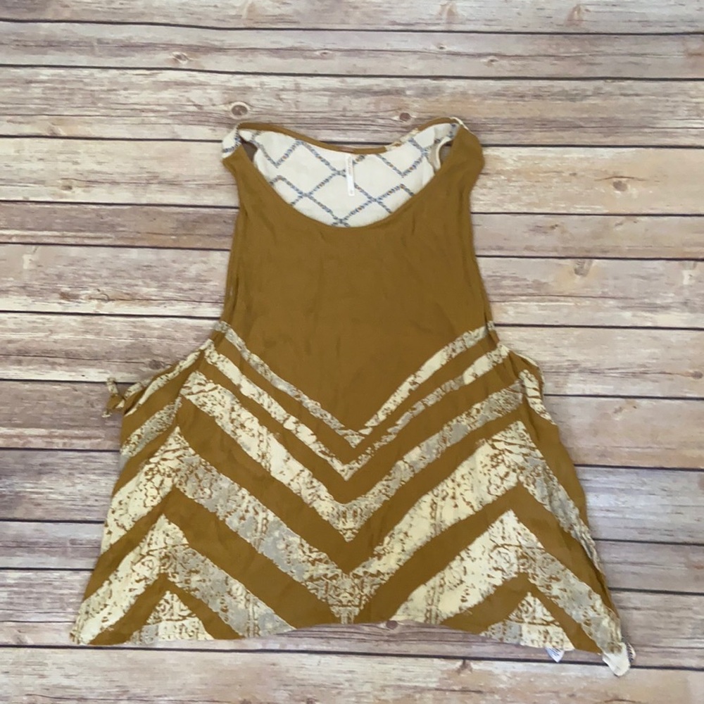 Free people drapey sleeveless blouse